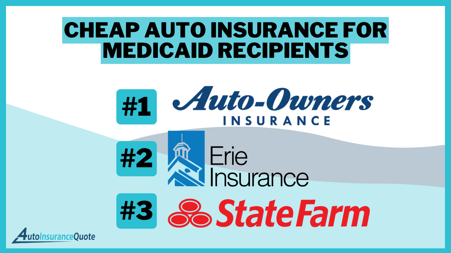 Cheap Auto Insurance for Medicaid Recipients: Auto-Owners, Erie, State Farm