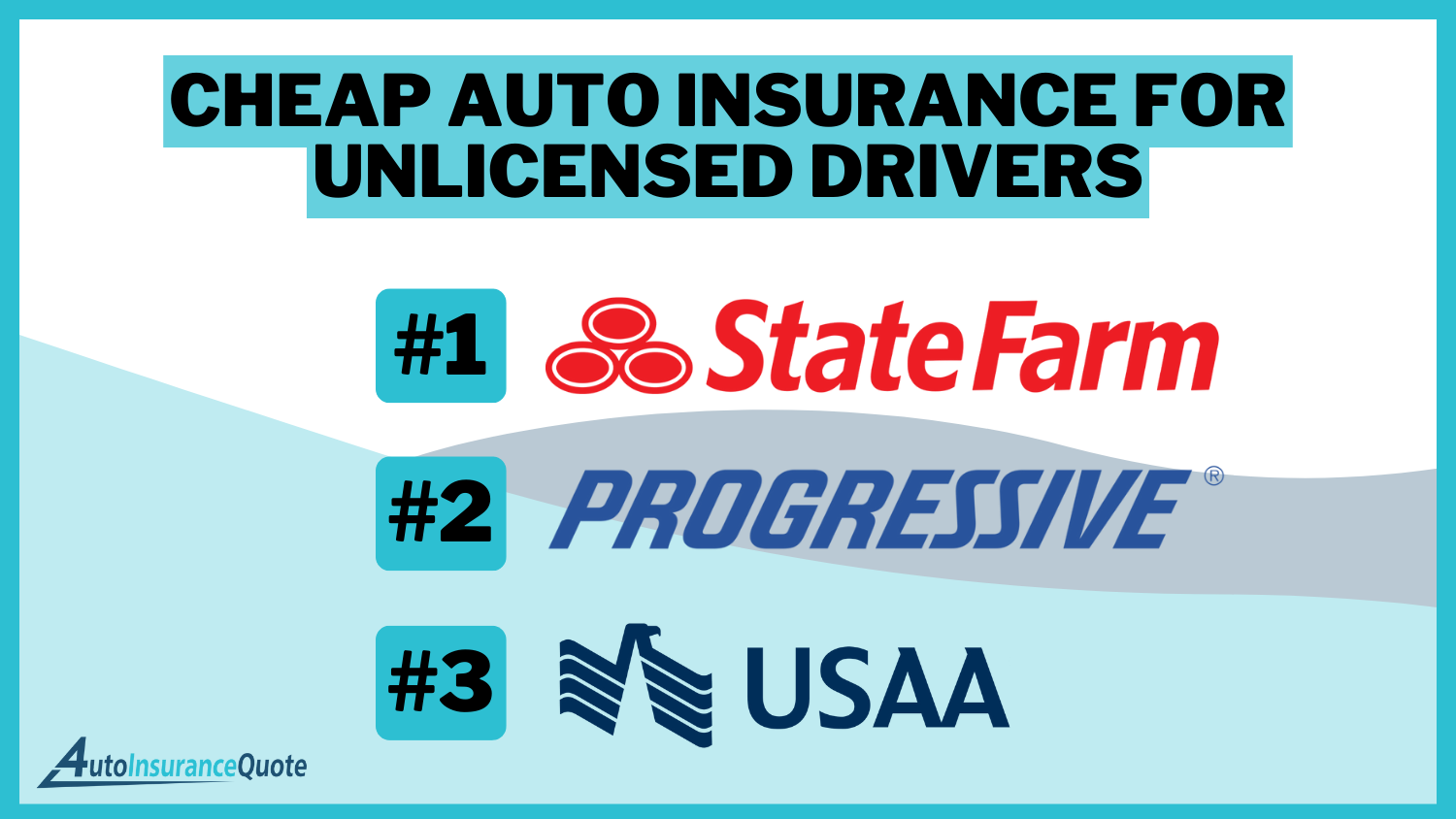 Cheap Auto Insurance for Unlicensed Drivers: State Farm, Progressive, and USAA