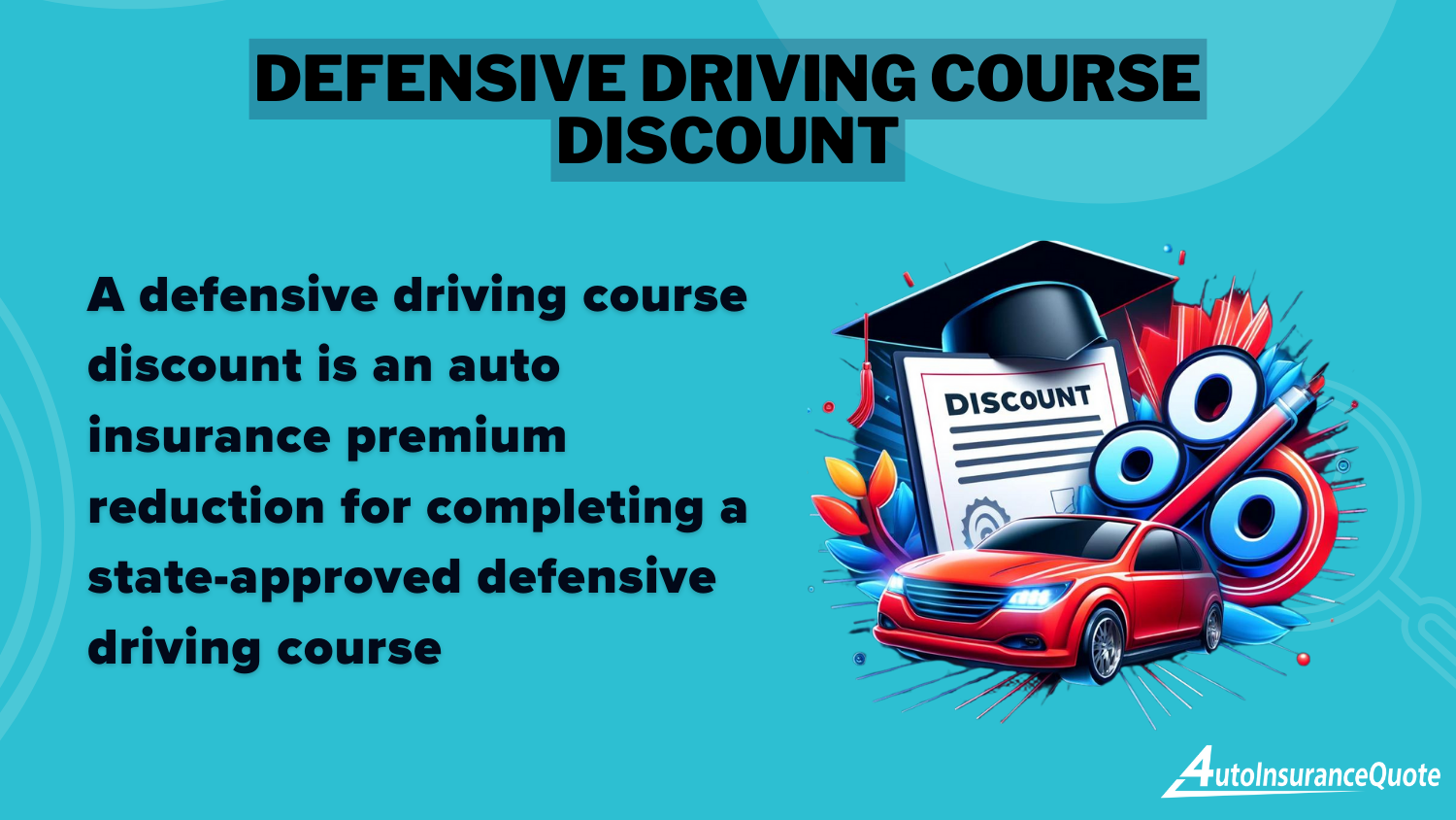 Does National General offer safe driving discounts?: Defensive Driving Course Discount Definition Card