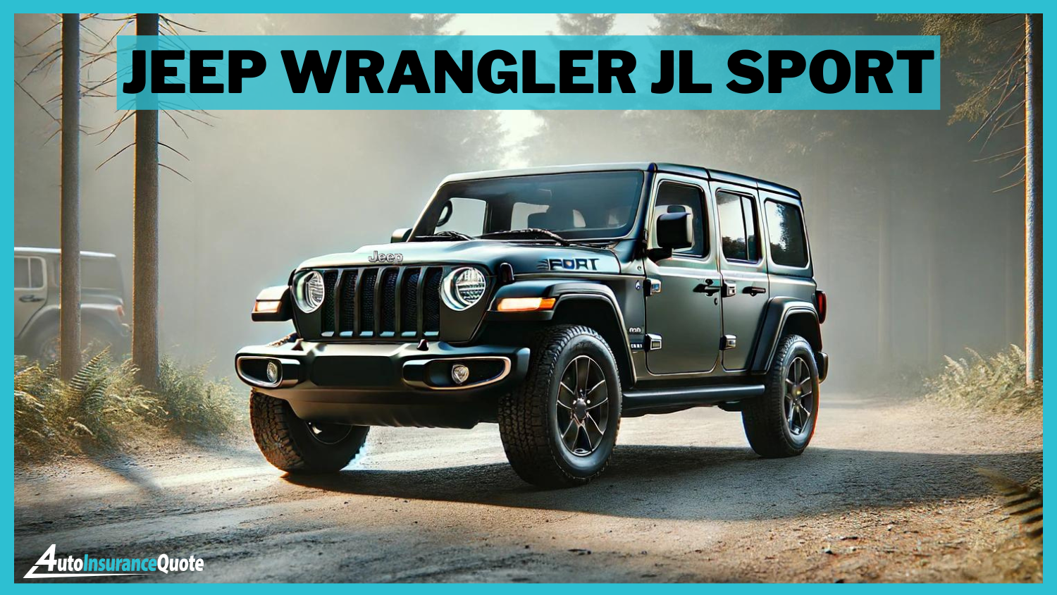 Jeep Wrangler JL Sport: Cheapest Cars for 17-Year-Olds to Insure
