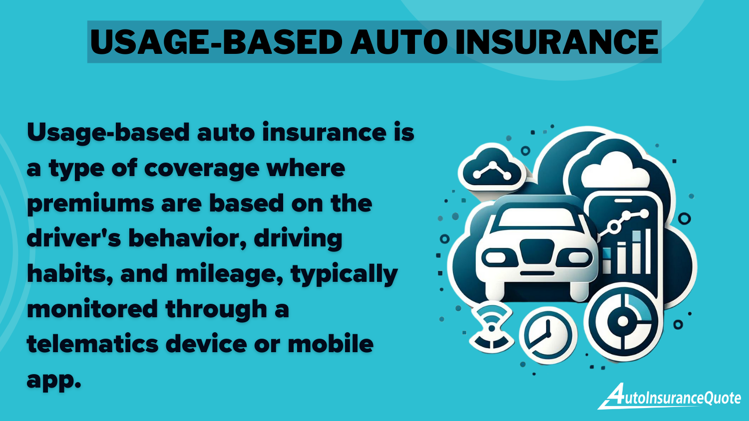 Does National General offer safe driving discounts?: Usage-Based Auto Insurance Discount Definition Card